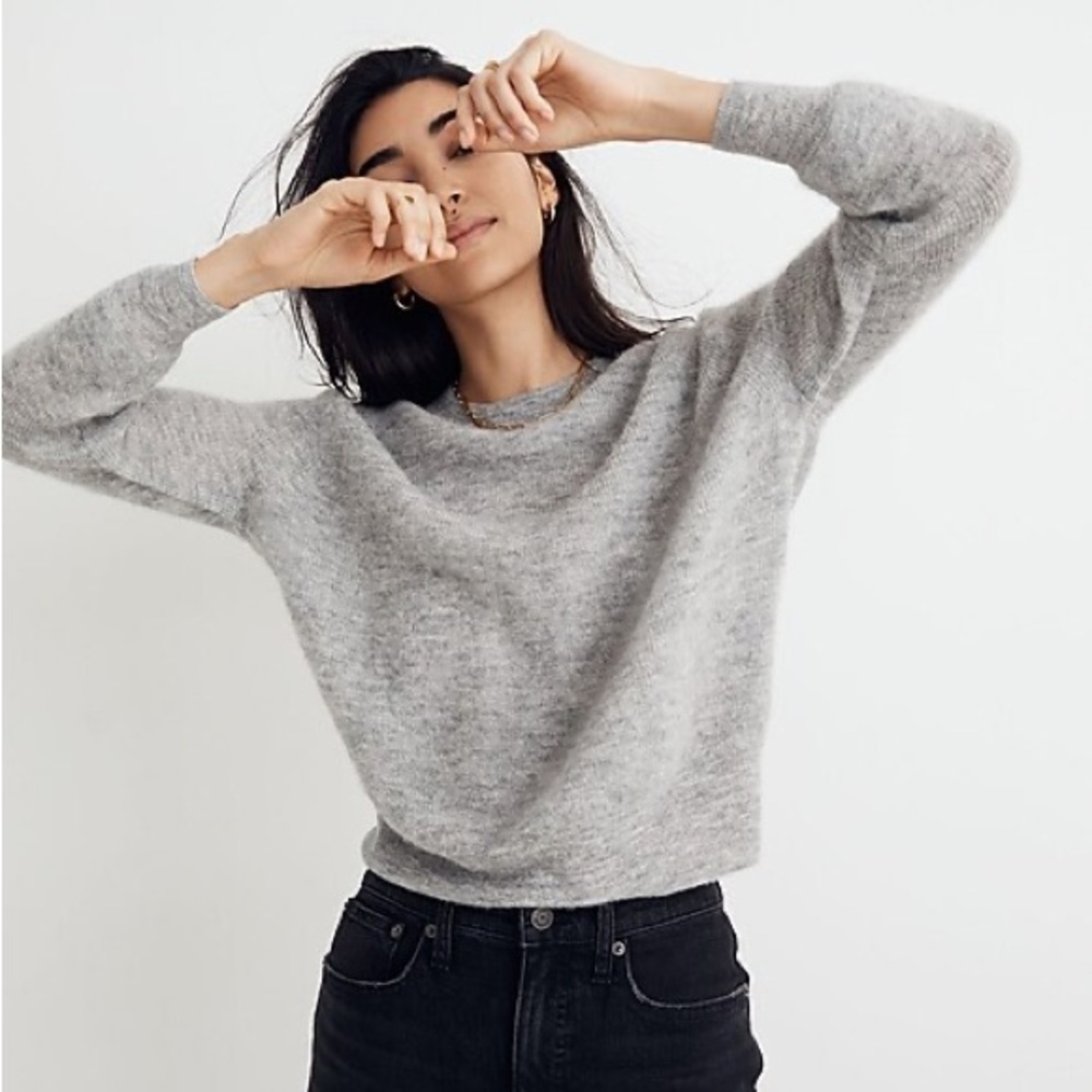 Madewell Elliston Crop Pullover Sweater